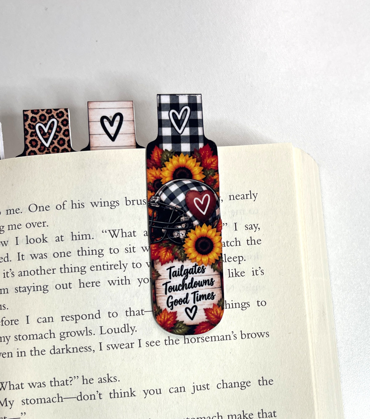 All About Fall Magnetic Bookmarks | 1" × 3" Laminated Page Markers