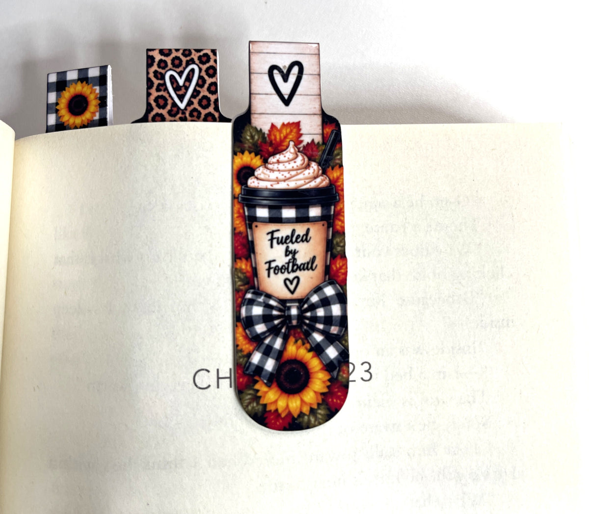 All About Fall Magnetic Bookmarks | 1" × 3" Laminated Page Markers