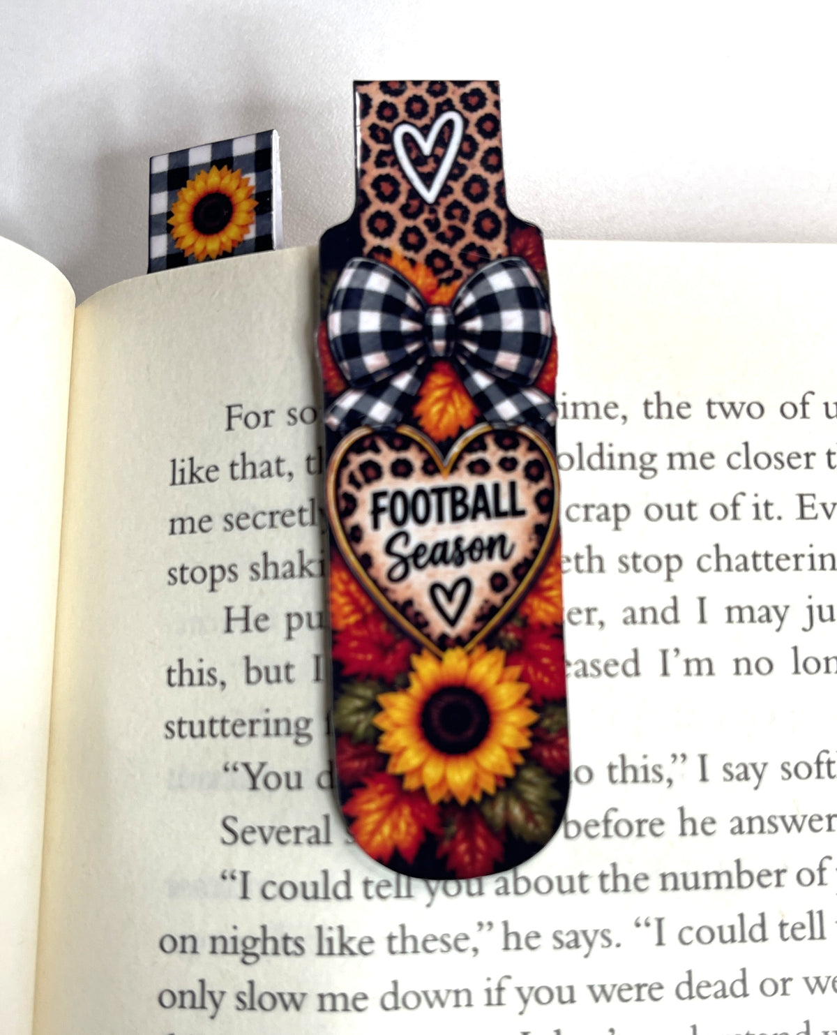 All About Fall Magnetic Bookmarks | 1" × 3" Laminated Page Markers