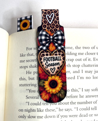 All About Fall Magnetic Bookmarks | 1" × 3" Laminated Page Markers