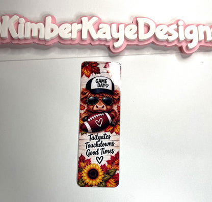 All About Fall Bookmarks | 2" × 6" Fall & Game Day Designs