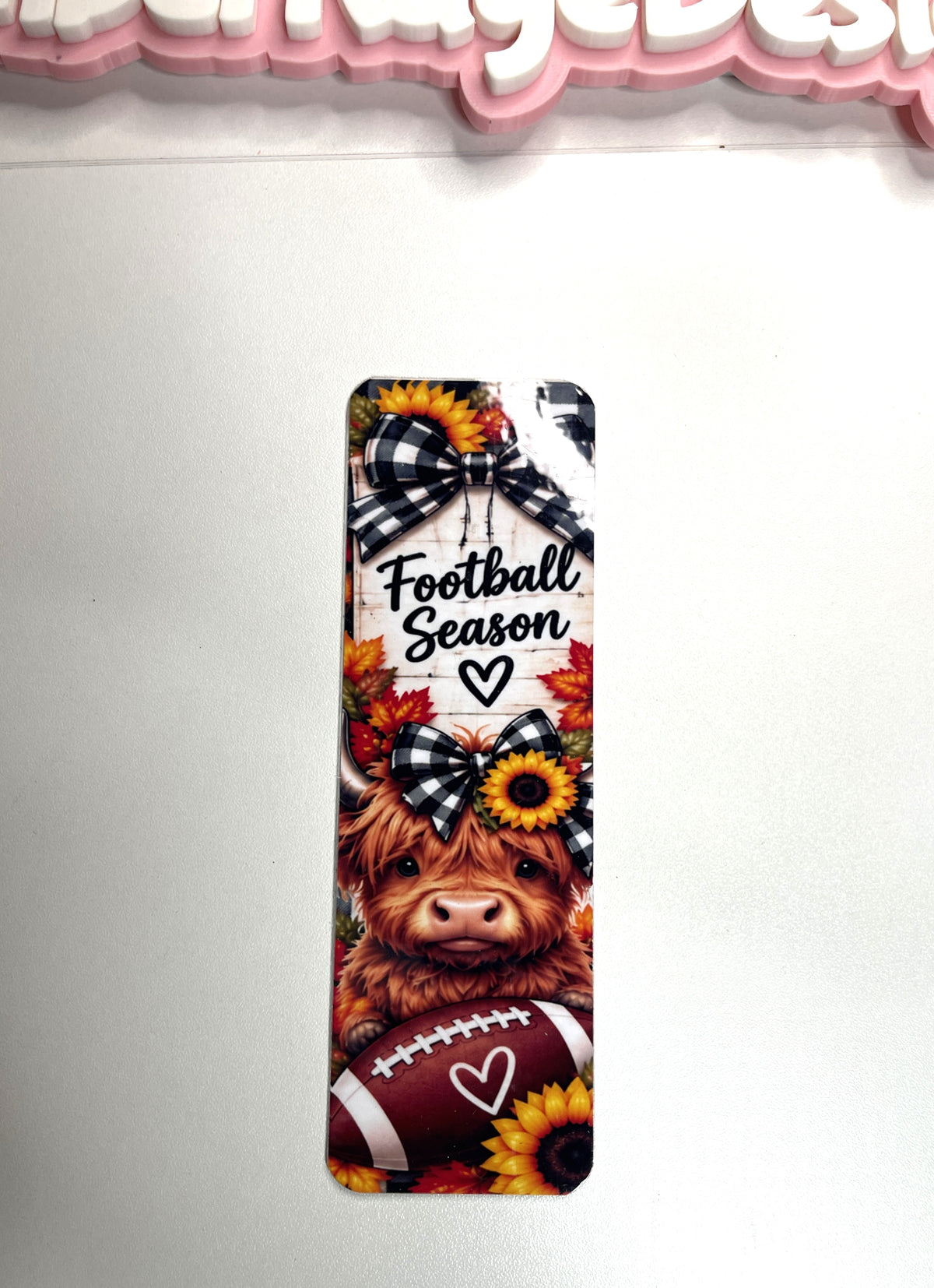 All About Fall Bookmarks | 2" × 6" Fall & Game Day Designs