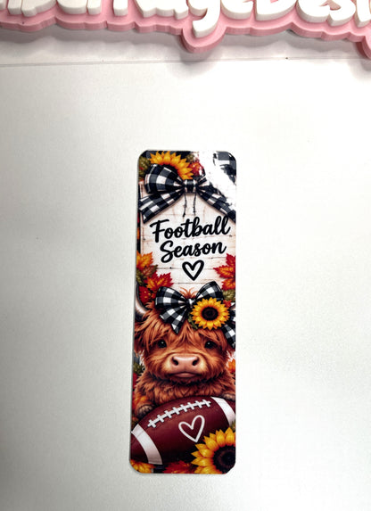All About Fall Bookmarks | 2" × 6" Fall & Game Day Designs