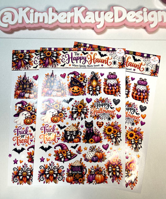 The Happy Haunt Collection | Halloween Sticker Sheet