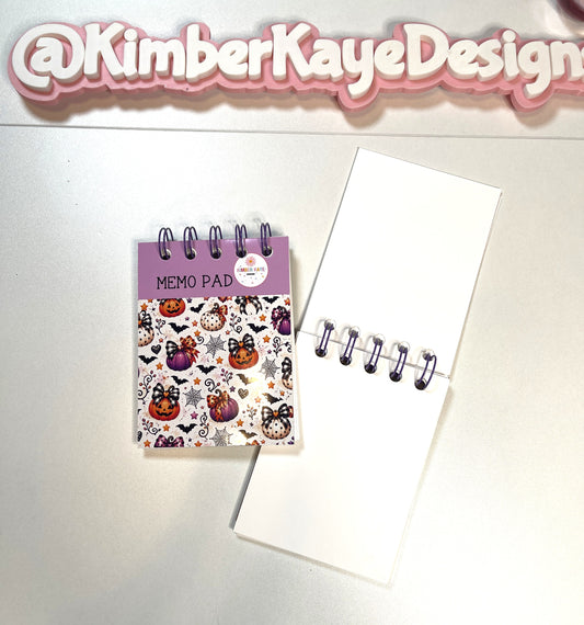 The Happy Haunt Collection | 3" × 4" Spiral Memo Pad