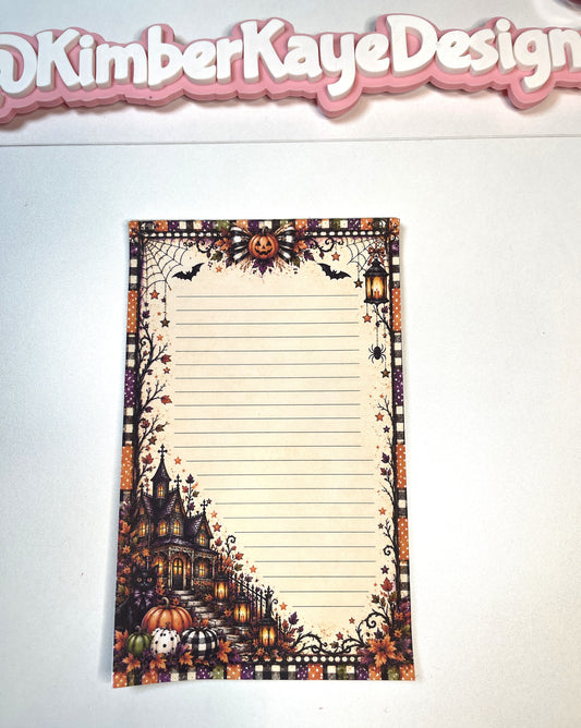 The Happy Haunt Collection | 5" × 8" Stationery Folio Notepad