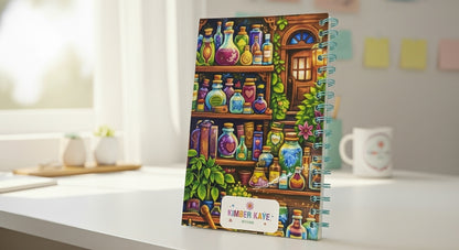 Personalized Magical Apothecary Journal | Whimsical Illustrated Notebook