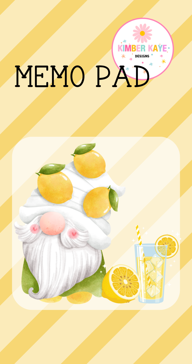 Sweet Pickins Crew Collection | Memo Pad