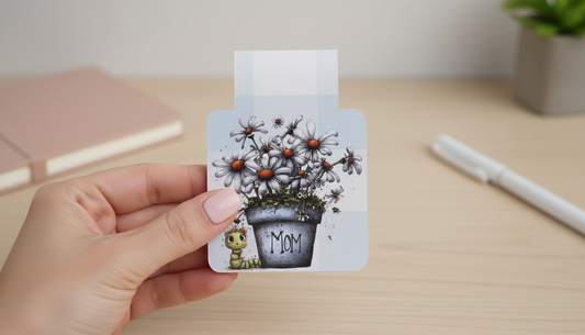 Petals & Plans Magnetic Bookmark| Individual or Set of 4 | Floral Magnetic Bookmarks | Mother’s Day Gift | Cute Reading Accessories