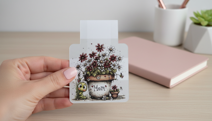 Petals & Plans Magnetic Bookmark| Individual or Set of 4 | Floral Magnetic Bookmarks | Mother’s Day Gift | Cute Reading Accessories