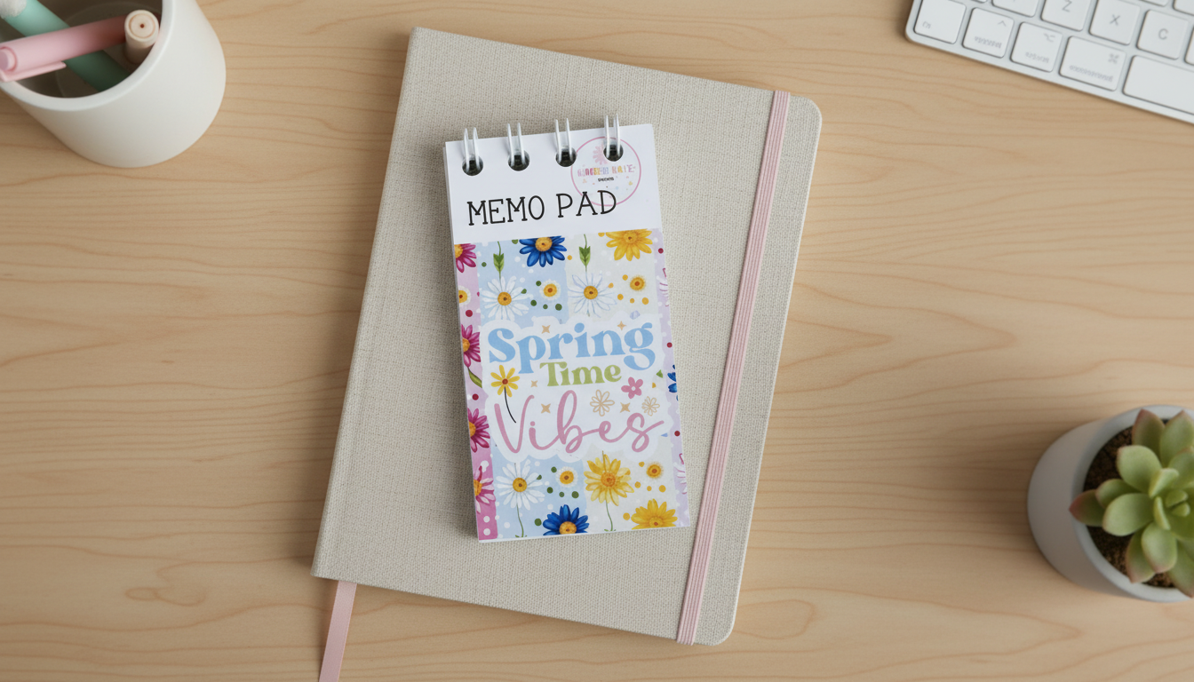 Daisy Daydreams Memo Pad | Mini Notepad | Floral To Do List Pad | Cute Spring Notes | Desk Notepad
