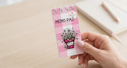 Petals & Plans Grab It Bundle | Notepad, Sticky Notes, Memo Pad, Stickers & Pen Gift Set