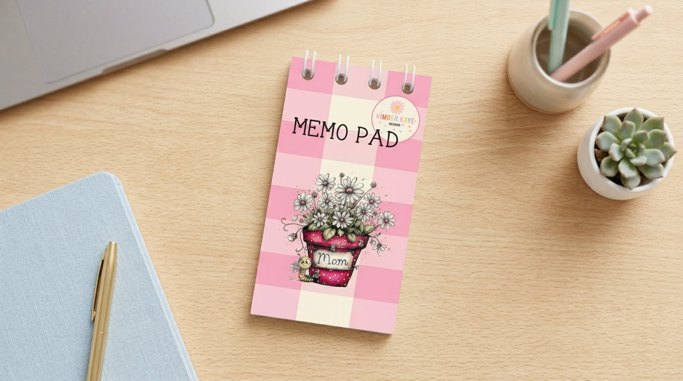 Petals & Plans Memo Pad | 2x4 Floral Memo Pad | Printed List Pad | Mother’s Day Gift Idea