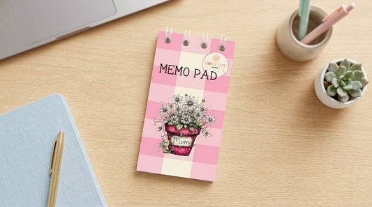 Petals & Plans Memo Pad | 2x4 Floral Memo Pad | Printed List Pad | Mother’s Day Gift Idea