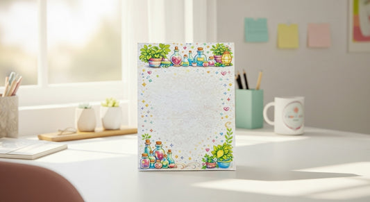 Personalized Magical Apothecary Notepad | Whimsical Writing Pad