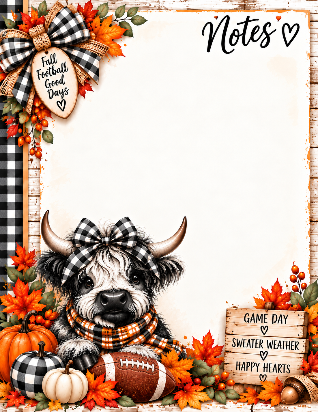 All About Fall Notepad – 4.25 × 5.5