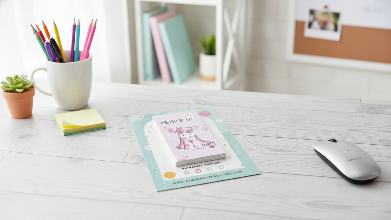 Sassy Cow Memo Pad | Cute Valentine & Everyday Notes