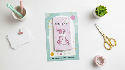 Sassy Cow Memo Pad | Cute Valentine & Everyday Notes