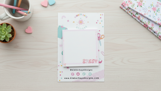 Sassy Cow Sticky Notes | Cute Valentine Planner Notes