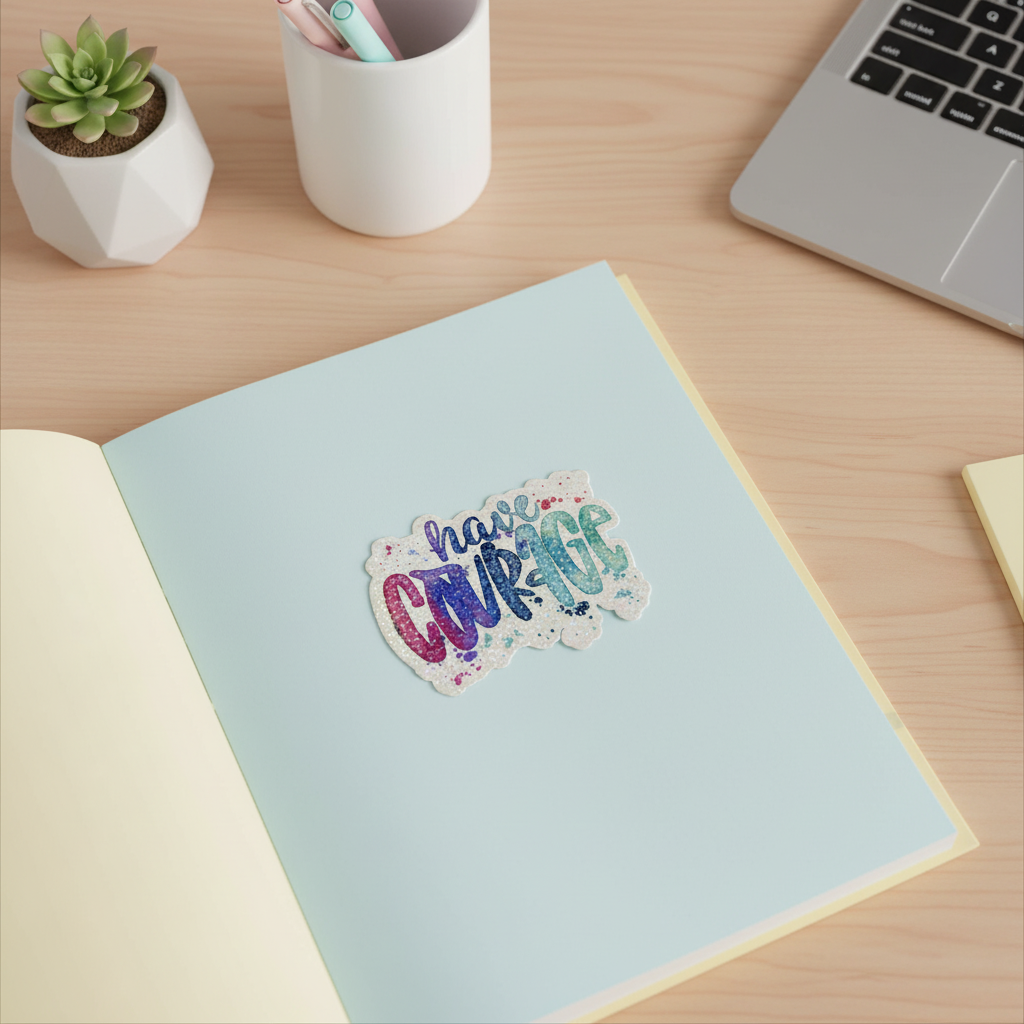 Have Courage Vinyl Sticker