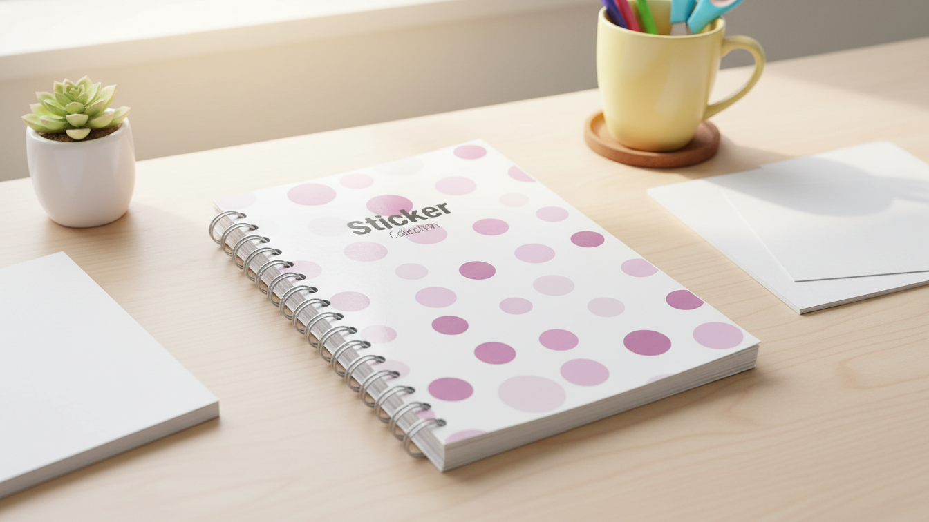 Sticker Collection Book + Label Stickers (6×9)