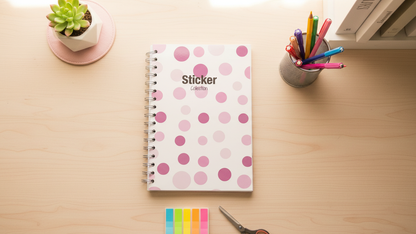 Sticker Collection Book + Label Stickers (6×9)