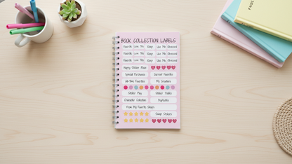 Sticker Collection Book + Label Stickers (6×9)