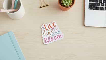Spring Sticker Bundle | Floral Stickers | Cute Spring Stickers | Inspirational Stickers | Vinyl Sticker Pack | Laptop Stickers | Planner Stickers