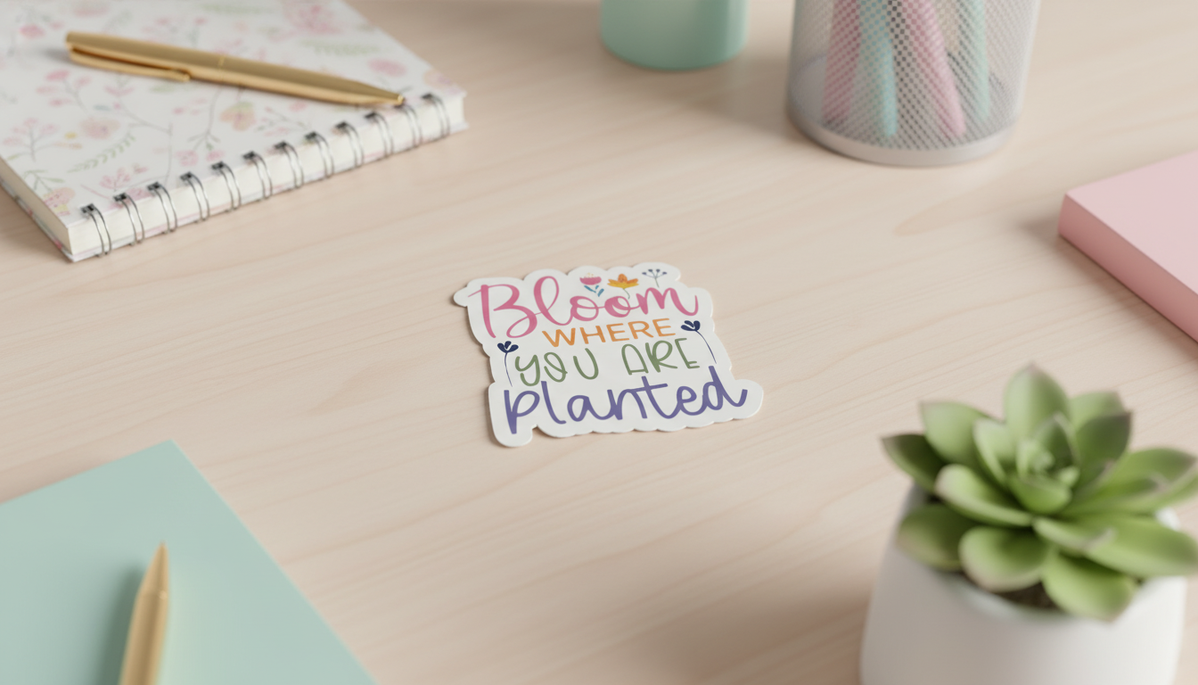 Spring Sticker Bundle | Floral Stickers | Cute Spring Stickers | Inspirational Stickers | Vinyl Sticker Pack | Laptop Stickers | Planner Stickers