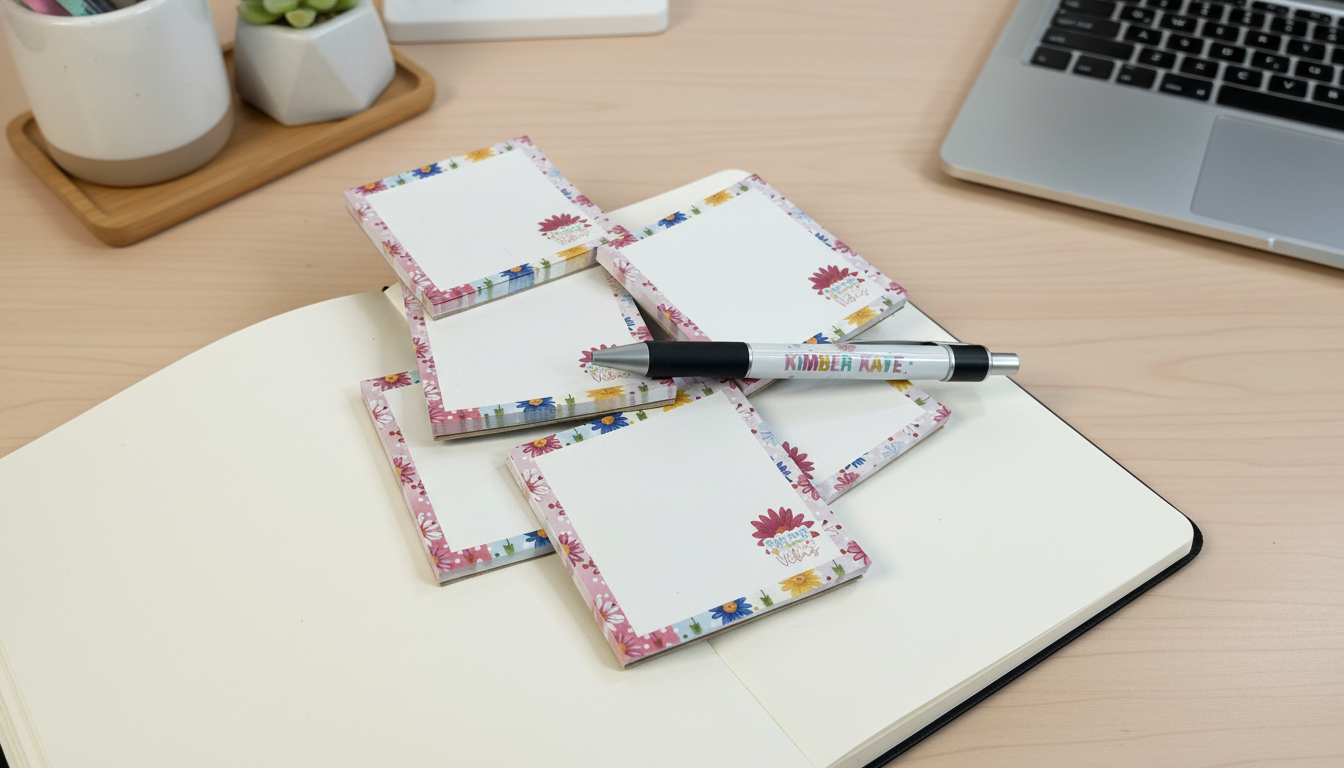 Daisy Daydreams Sticky Notes | Floral Sticky Notes 3x3 | Cute Spring Stationery | Adhesive Notes | Desk Accessories
