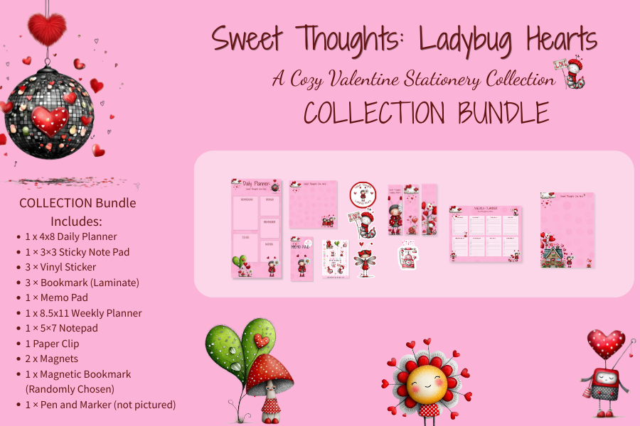 Sweet Thoughts: Ladybug Hearts | Collection Bundle