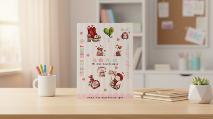 Sweet Thoughts: Ladybug Hearts | Sticker Sheet