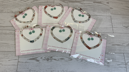 💕 Sublimated Heart Paper Clips