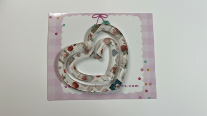 💕 Sublimated Heart Paper Clips