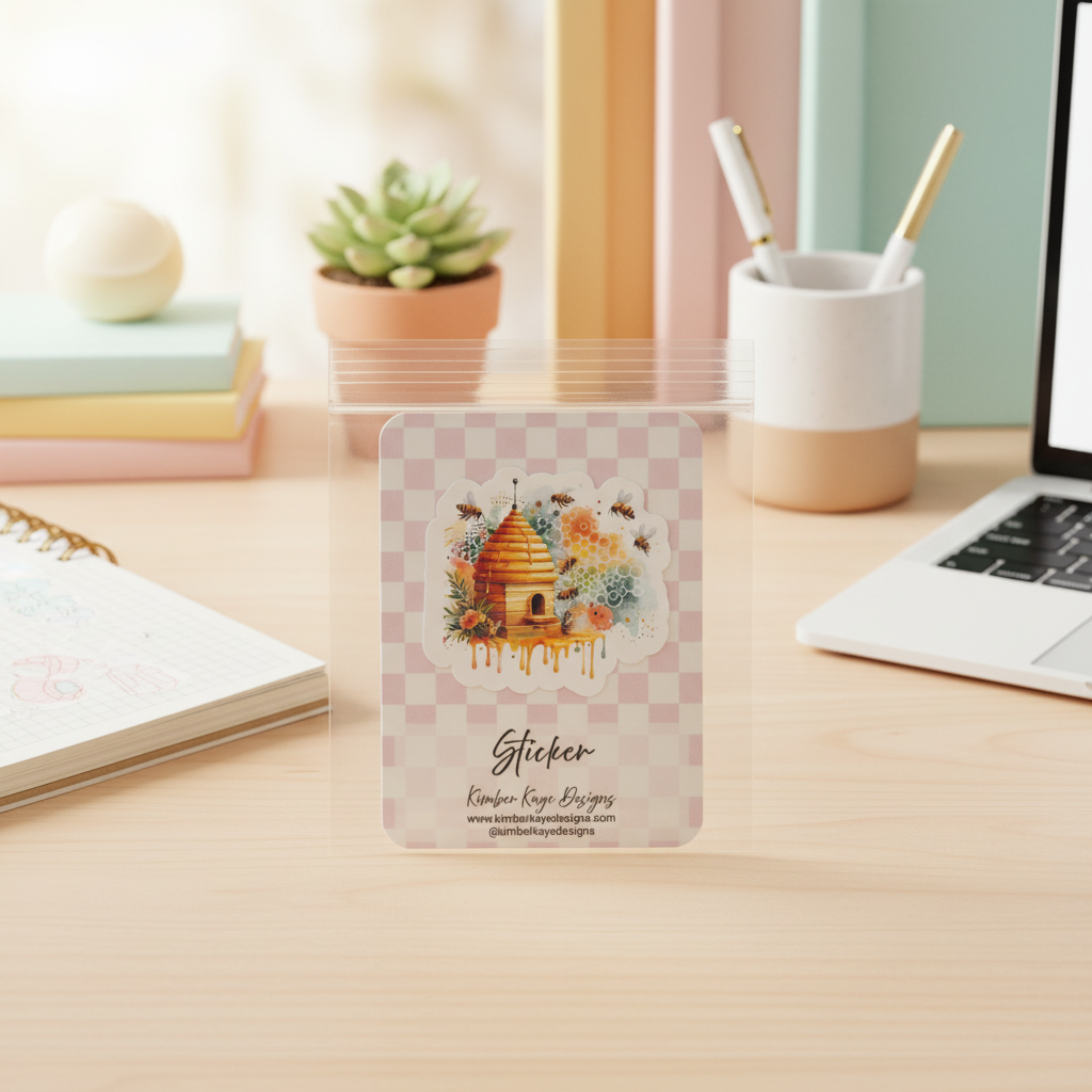 Bumble Dee Bee Sticker Set | Cute Bee Stickers