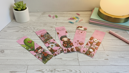 Sweet Thoughts: Ladybug Hearts | Bookmarks