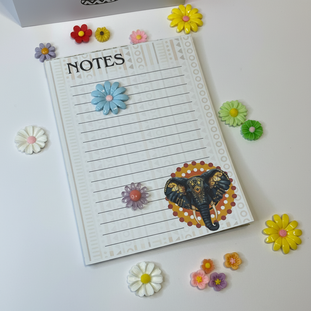 Golden Elephant Spirit | Myths of the Golden Spirits Stationery | Notepad