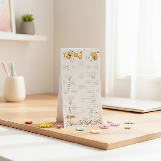 Bumble Dee Bee Daily To-Do List | Cute Bee Task Planner Pad