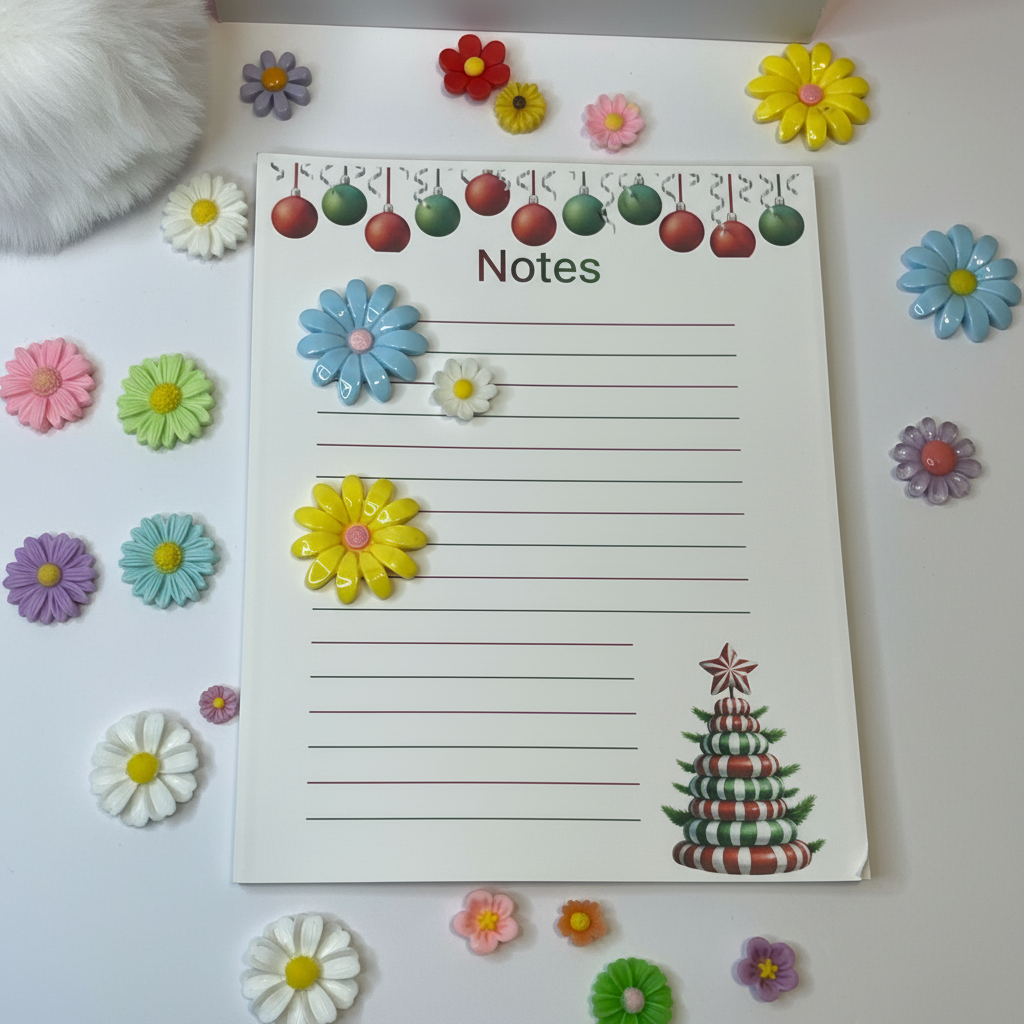 Notepad – Candy Christmas Tree