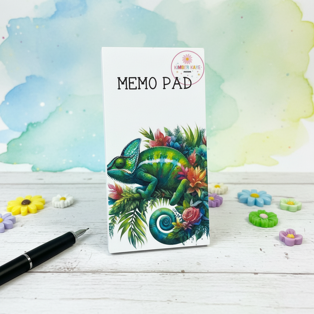 Memo Pad – Radiant Chameleon