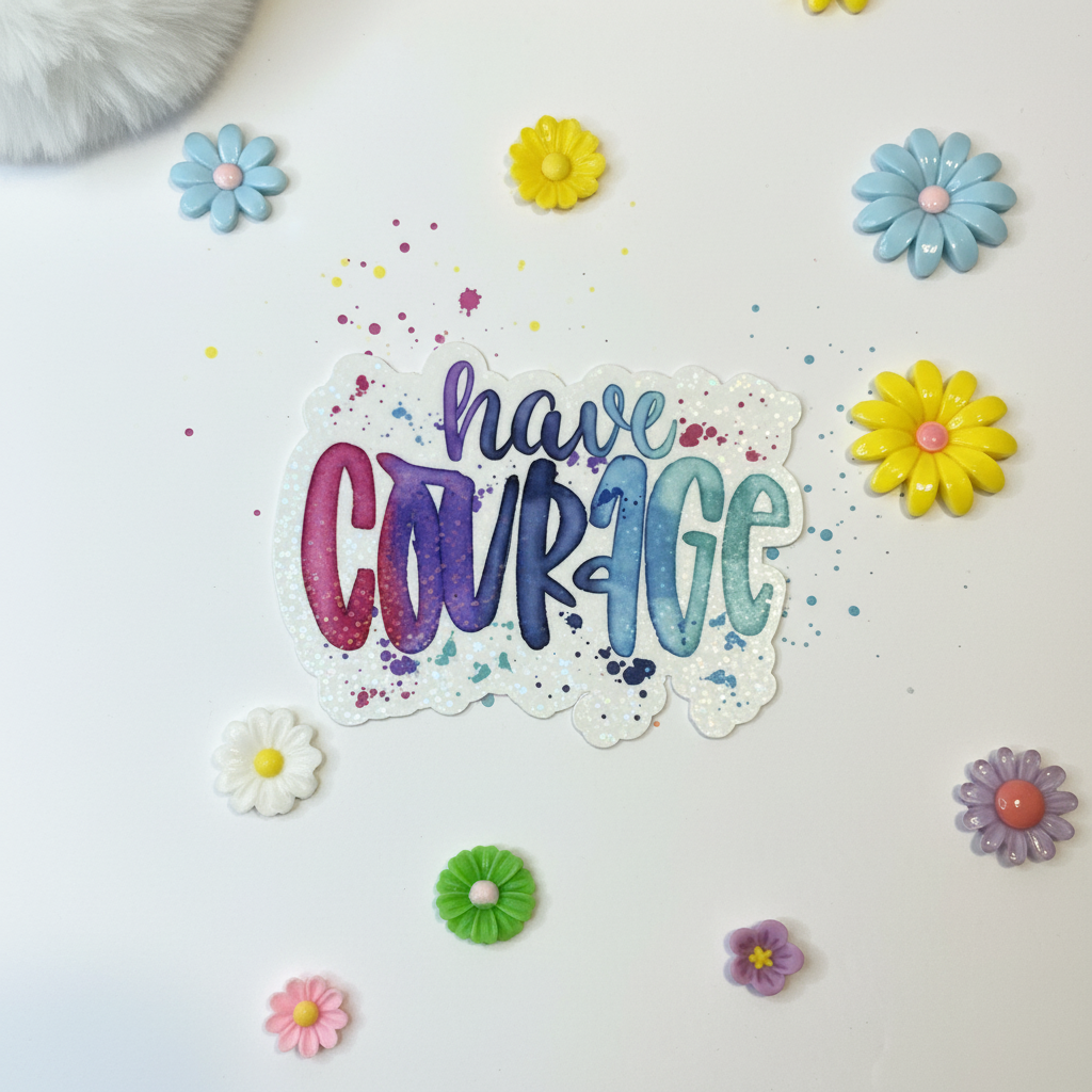Have Courage Vinyl Sticker