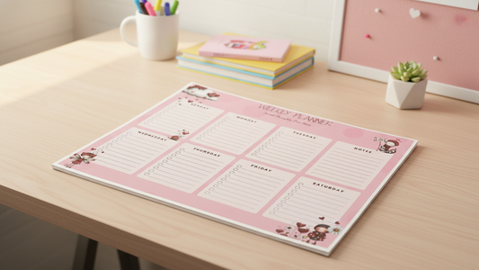 Sweet Thoughts: Ladybug Hearts | Weekly Planner