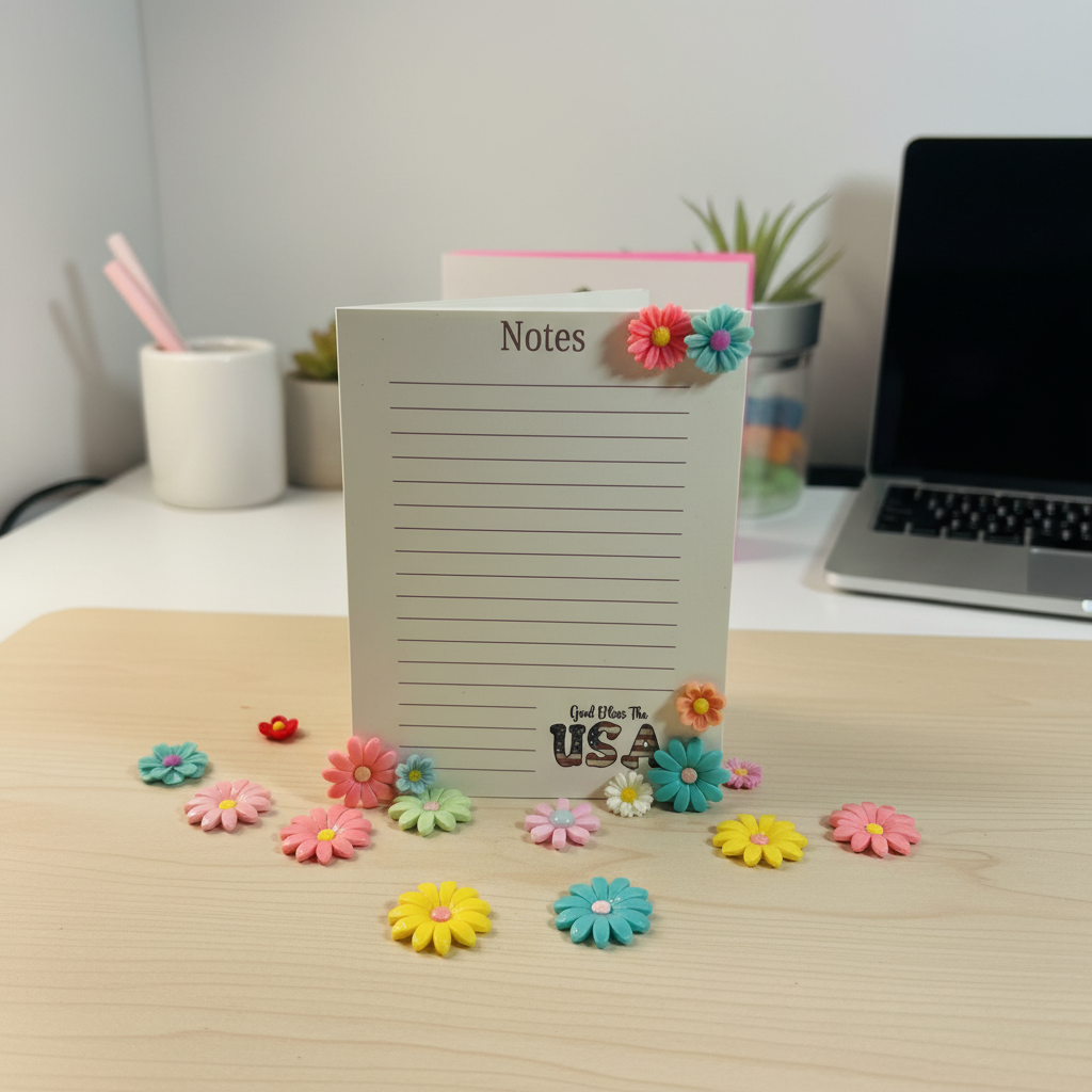 God Bless the USA Notepad