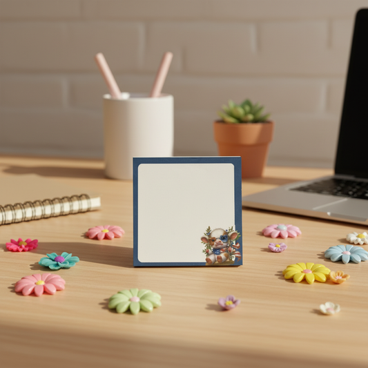 Swingin’ Stars Calf Sticky Notes – Cute Patriotic Stationery