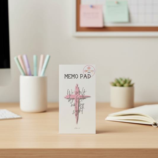 Walk By Faith – Memo Pad