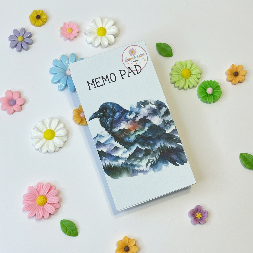 Soaring Pines Crow Memo Pad