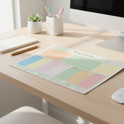 Let’s Get Froggy Weekly Planner Pad