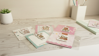 Sweet Thoughts: Ladybug Hearts | Magnetic Bookmark