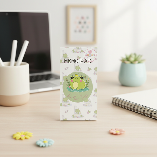 Let’s Get Froggy Memo Pad