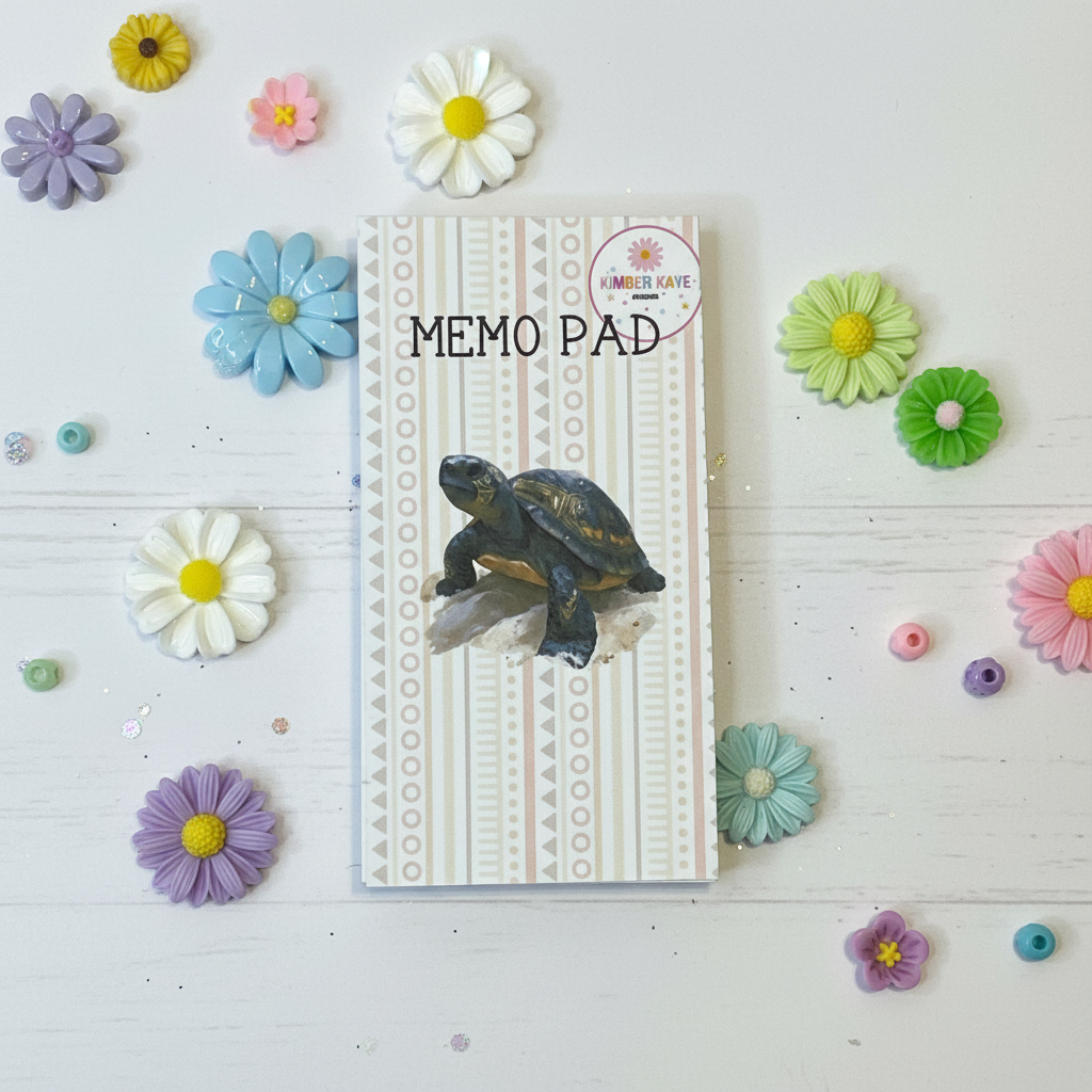 Golden Turtle Spirit | Myths of the Golden Spirits Stationery | Memo Pad